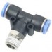 MALE BRANCH TEE SUS 318 3/8"(00) X  3/8"(00) X1/4"(M)NPT 
